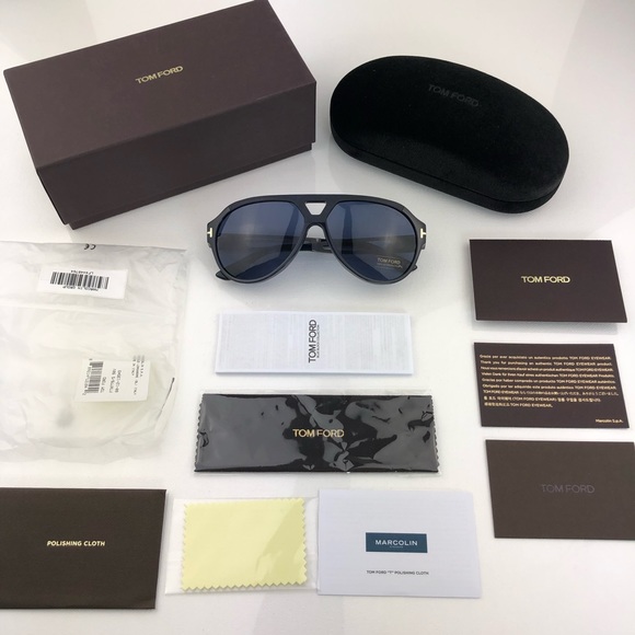 New TOM FORD Paul Black Sunglasses FT0778 90V - Picture 2 of 16